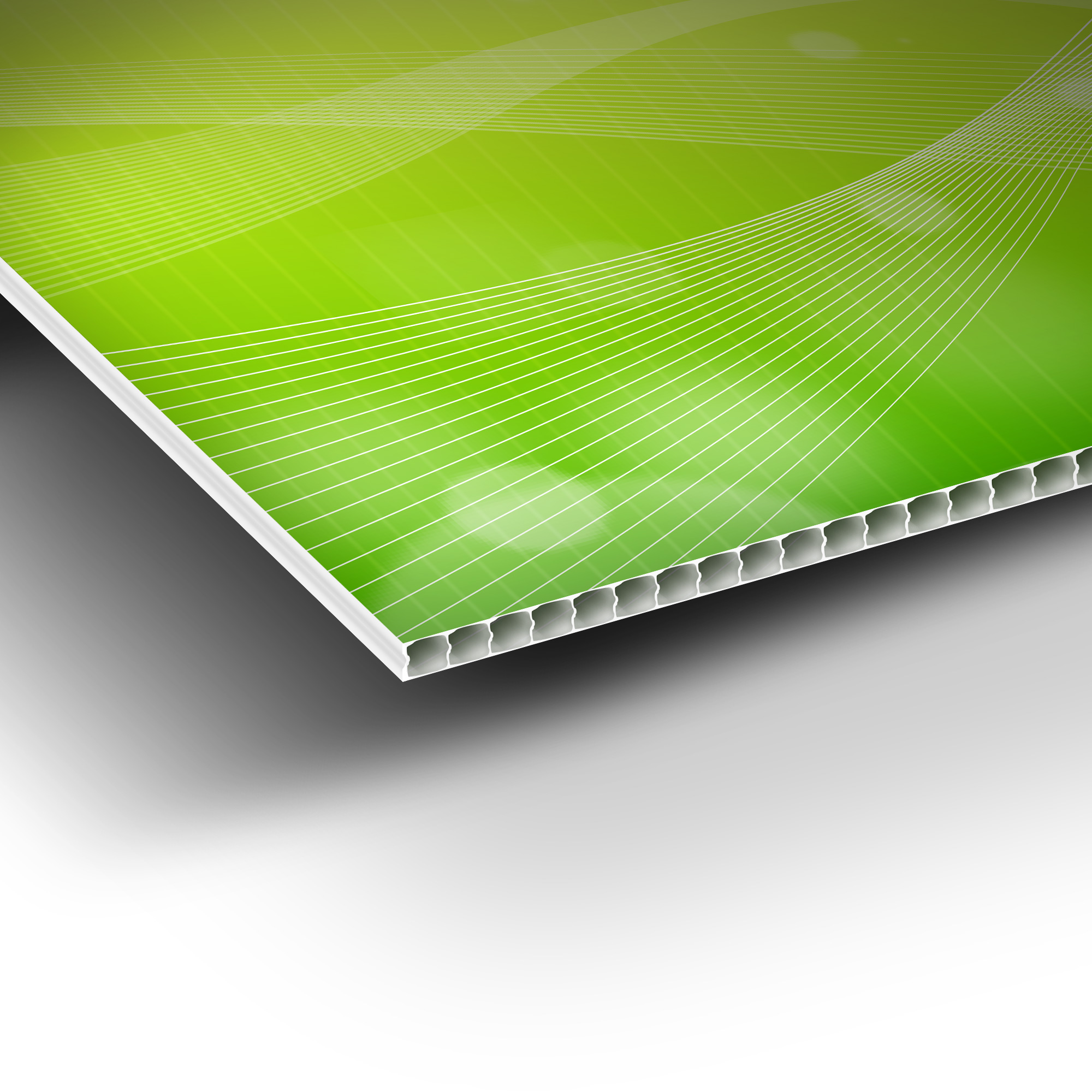 Hohlkammerplatten - Schild inkl. 1-stg. 4c-Druck