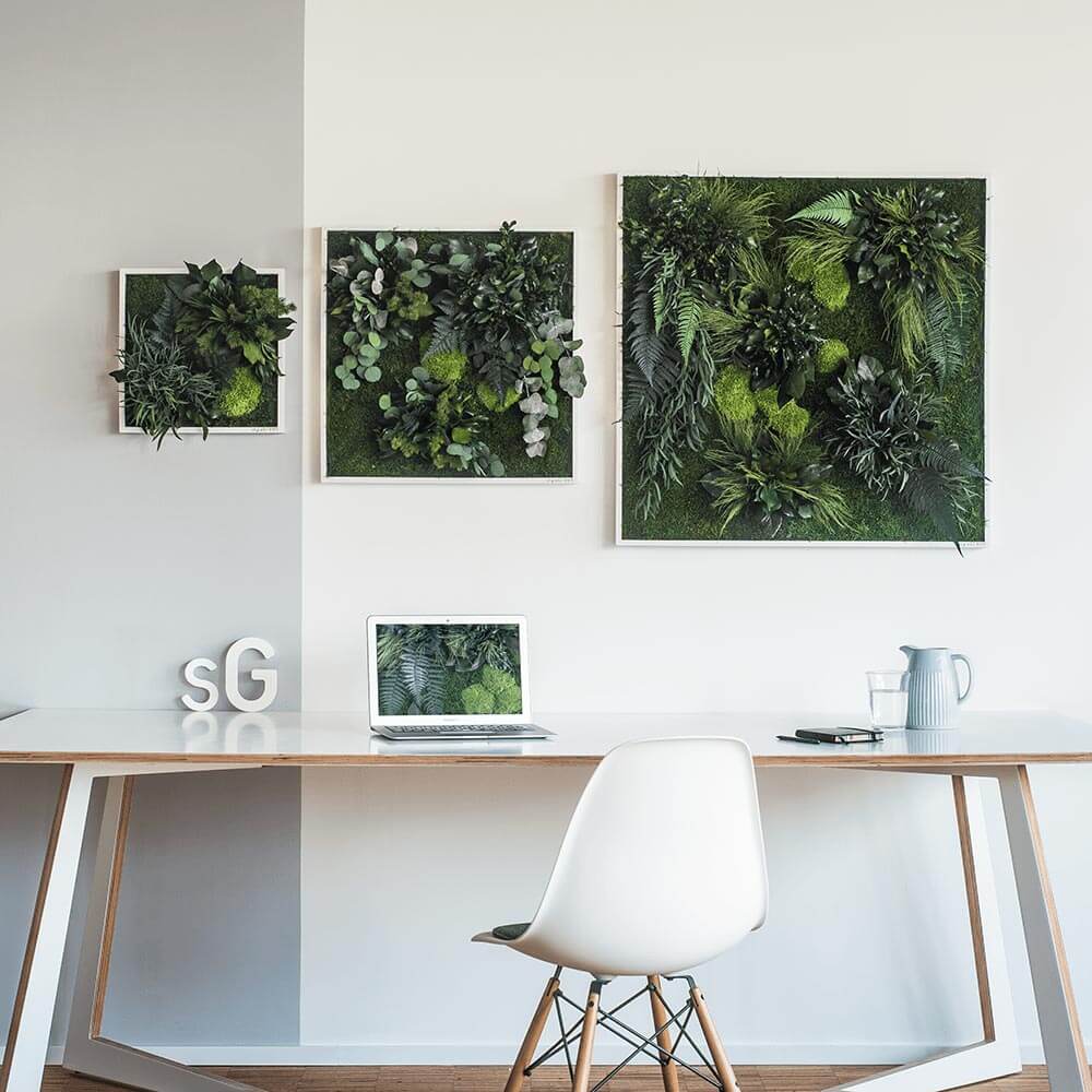 Pflanzenbild 80x80cm